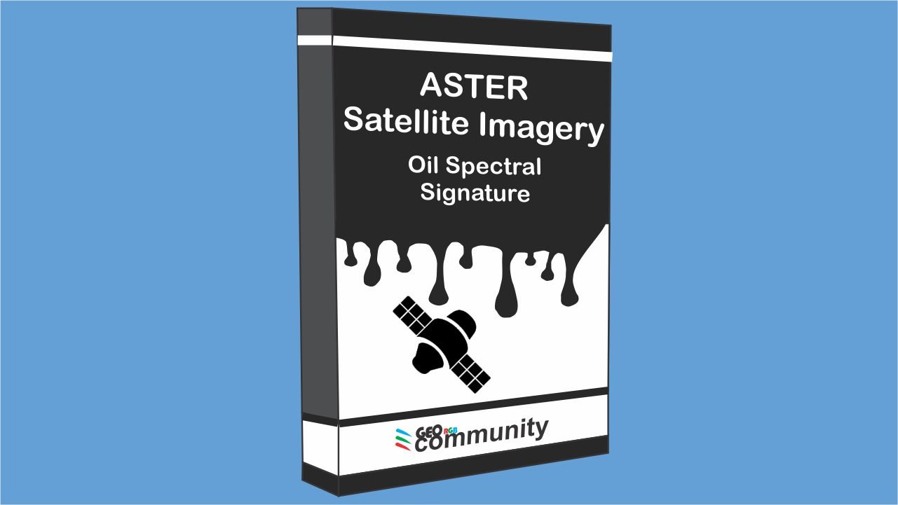 ASTER Satellite Imagery. Oil Spectral Signature.