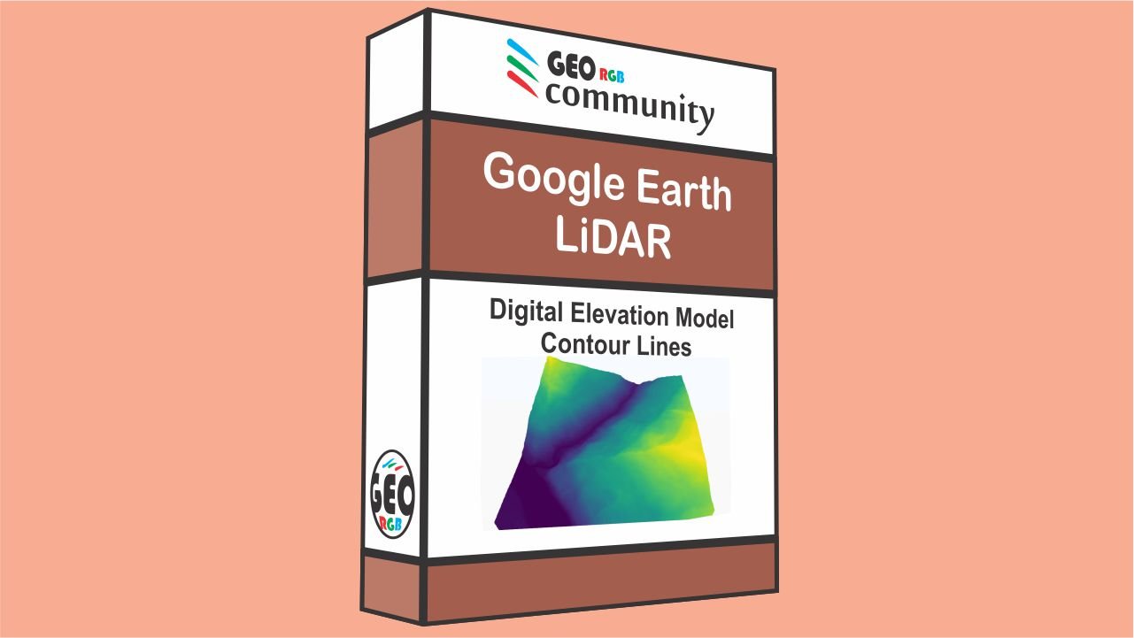 DEM Google Earth and LiDAR. DEM and Contour Lines with QGIS.