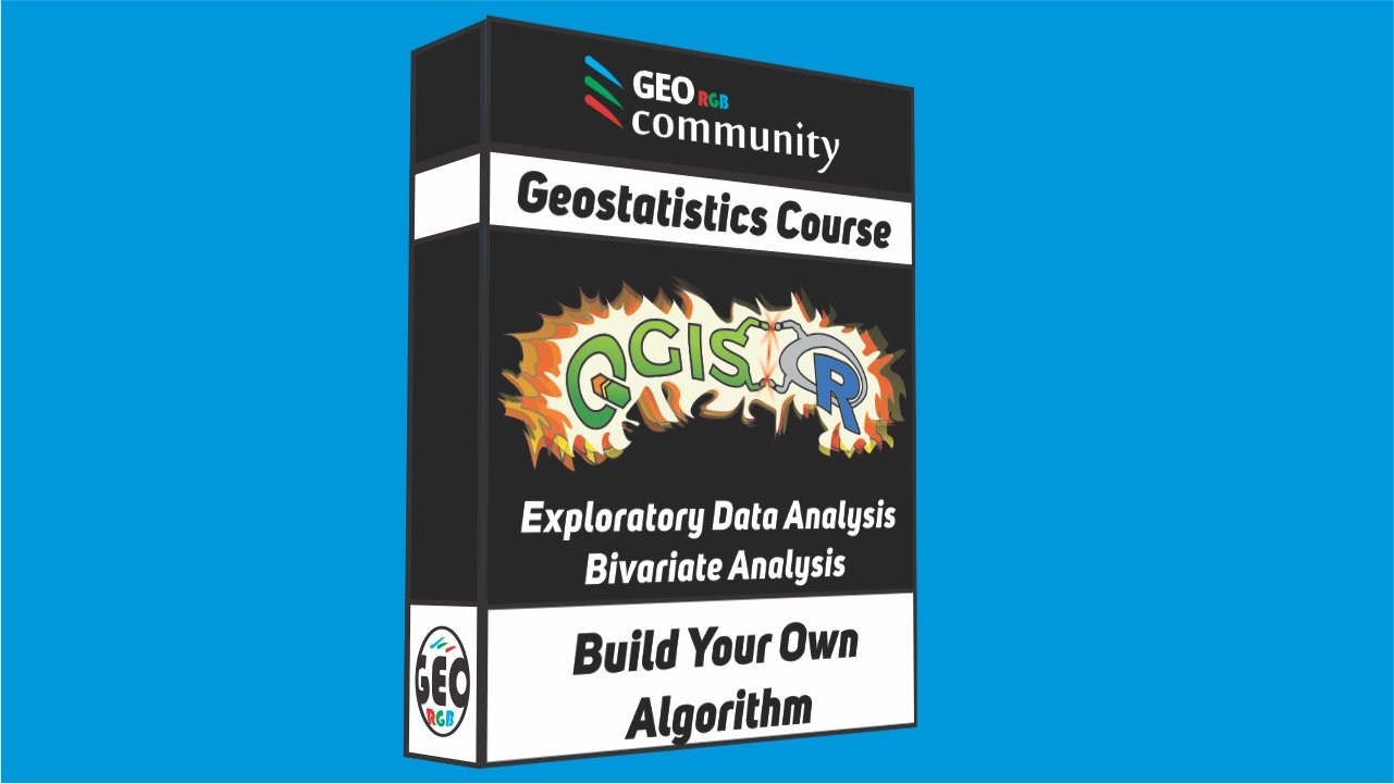 Second geostatistics Course for Beginners. Creating algorithms with R for QGIS. Bivariate analysis.