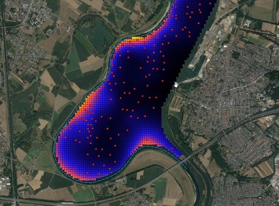 Kriging with External Drift interpolation