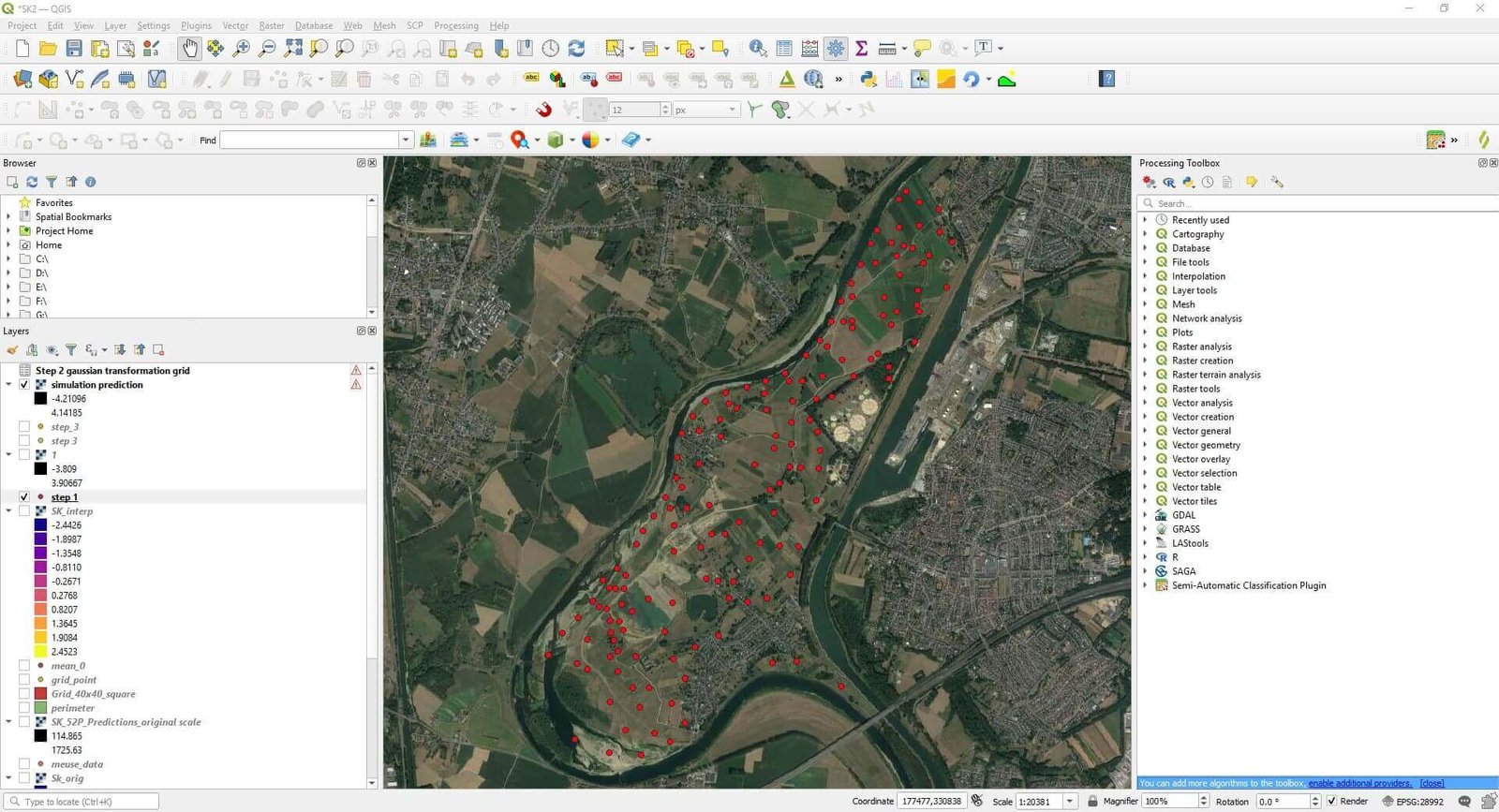 QGIS Data Display