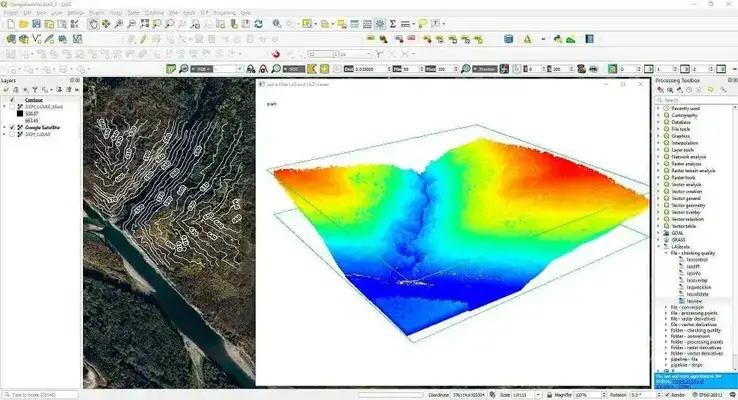 LiDAR QGIS