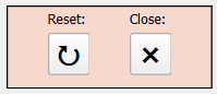 Reset-Close Panel